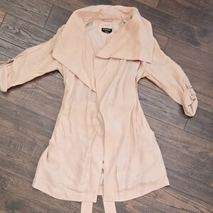bebe Blush Trench Coat